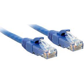 LINDY 48017 RJ45 Netwerkkabel, patchkabel CAT 6 U/UTP 1.00 m Blauw 1 stuk(s)