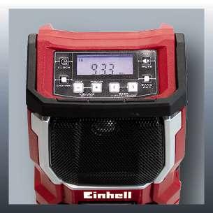 Einhell TE-CR 18 Li-solo Draagbaar Digitaal Zwart, Rood