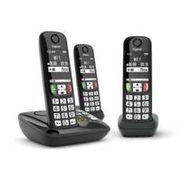 Gigaset A735A Trio Huistelefoon Zwart - thumbnail