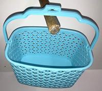 Wasknijpermandje kunststof blauw - thumbnail