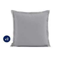 Kussensloop Lovely Home Grijs Donker grijs 63 x 63 cm - thumbnail