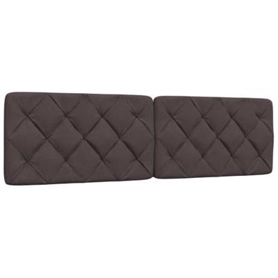 Bedframe zonder matras stof donkerbruin 180x200 cm