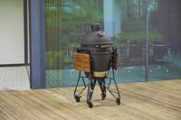 Outdoor Covers barbecue hoes Kamado - grijs - Ø80/20x80 cm - Leen Bakker - thumbnail