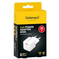 Intenso POWER ADAPTER USB-C GAN/7803022 Universeel Wit AC Snel opladen Binnen - thumbnail
