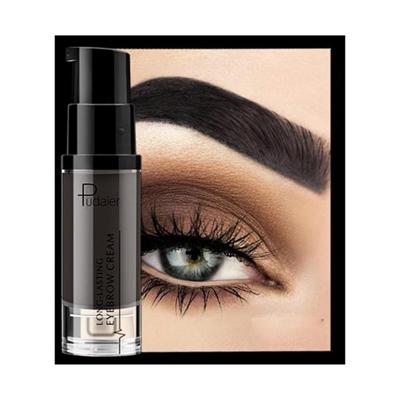 Pudaier Long-lasting wenkbrauw crème natuurlijke Liuqid wenkbrauw Gel Tattoo make-up Brow Tint wenkbrauwen Pigment zwarte wenkbrauw Enhancer(02#)
