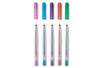Cricut Explore/Maker Medium Point Gel 5-Pack Glitter Brights Stiftset Glittereffect, Rood, Groen, Roze, Violet, Blauw - thumbnail