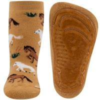 Antislip kindersokken met paarden print - thumbnail
