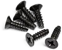 HPI - Tp flat head screw m3 x 10mm (6 pcs) (Z577) - thumbnail