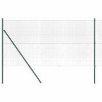 VidaXL Afrasteringspaal groen 25 x 1,2 m (25 x 25 mm gaas) - thumbnail