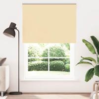 VidaXL Rolgordijn verduisterend 165x210 cm stofbreedte 161,6 cm beige - thumbnail
