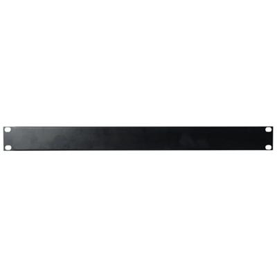 DAP 19 inch blindplaat 1 HE U-vorm zwart