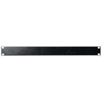 DAP 19 inch blindplaat 1 HE U-vorm zwart - thumbnail