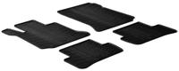 Rubbermatten passend voor Mercedes C-Klasse W204 2007-2013 (T-Design 4-delig + montageclips) GL0323 - thumbnail