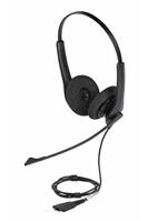 Jabra Biz 1500 Duo QD Headset Bedraad Hoofdband Kantoor/callcenter Zwart - thumbnail
