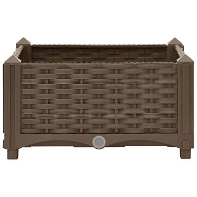 VidaXL Plantenbak verhoogd 40x40x23 cm polypropyleen