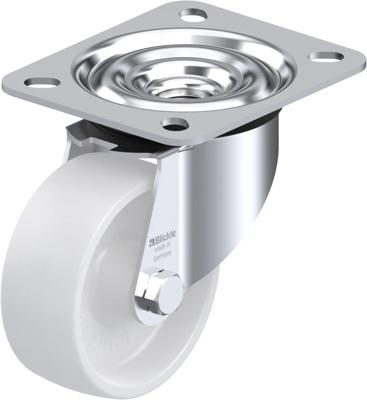 Blickle LE-PO 80G Zwenkwiel Wieldiameter: 80 mm Draagvermogen (max.): 150 kg 1 stuk(s)