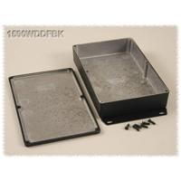 Hammond Electronics 1590WDDFBK Universele behuizing 187.5 x 119.5 x 37 Aluminium Zwart 1 stuk(s) - thumbnail