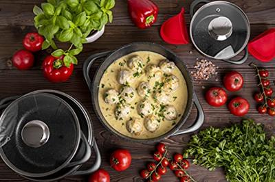 Smile MGK-17 soeppan Zwart Aluminium