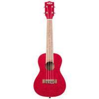 Kala KA-SPRK-RED Sparkle Series Ritsy Red concert ukelele met gigbag - thumbnail