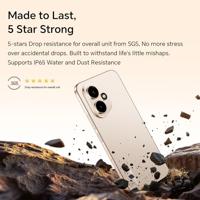 HONOR 400 Smartphone, 5G-Handy, 200 MP AI-Superzoom-Kamera, 6,5 Zoll, 8 GB + 256 GB, 5000 Nits ultrahelles Display, 5-Sterne-Stern-Sturzfestigkeit, Dual-SIM, Android 15, Schwarz - thumbnail