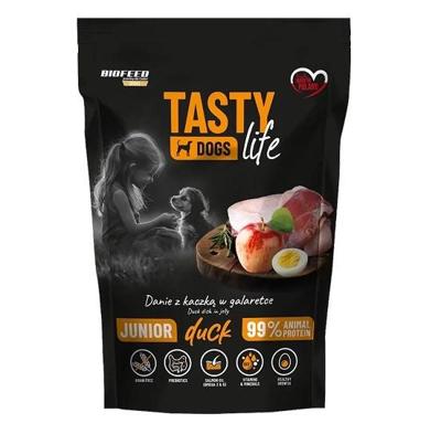 BIOFEED Tasty Dogs Life Junior Duck - natvoer voor honden - 500g
