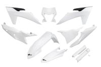 UFO PLAST kappenset trim kit ufo ktm white - thumbnail