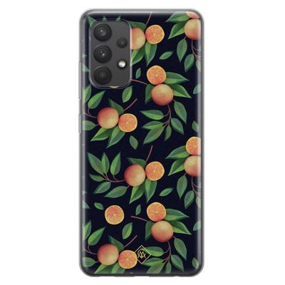 Samsung Galaxy A32 4G siliconen hoesje - Orange lemonade Samsung Galaxy A32 4G siliconen hoesje - Orange lemonade