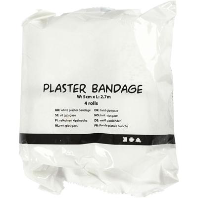 Creativ Company gipsgaas 4 rollen, 2,7m per rol Creativ Company gipsgaas 4 rollen, 2,7m per rol