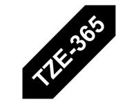 Brother TZe-365 Labeltape Tapekleur: Zwart Tekstkleur: Wit 36 mm 8 m - thumbnail