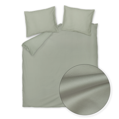 Vandyck Vandyck Kussensloop Satin Luxe smokegreen Kussensloop 60x70