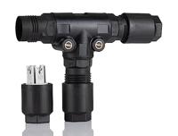 Phoenix Contact 1405401 Ronde connector verdeler T-splitter Totaal aantal polen: 4 + PE Serie (ronde connectoren): QUICKON 1 stuk(s) - thumbnail