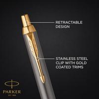 Parker IM Premium balpen, grijs GT, medium, giftbox - thumbnail