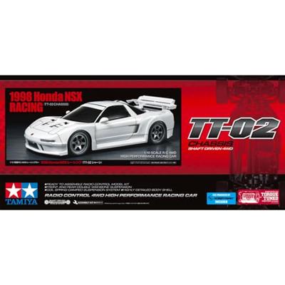 Tamiya 1:10 RC auto Elektro Straatmodel Honda NSX 1998 Racing 4WD Bouwpakket