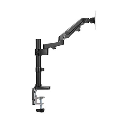 Neomounts ds70-750bl1 desk pole mount, clamp/grommet, 17 - 27 inch
