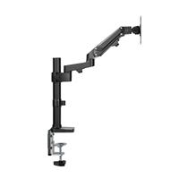 Neomounts ds70-750bl1 desk pole mount, clamp/grommet, 17 - 27 inch - thumbnail