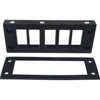 TRU COMPONENTS DVK 24/10 Kabelinvoeringsplaat Klem-Ø (max.): 16 mm Polyamide Zwart 1 stuk(s) - thumbnail