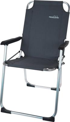 Redcliffs aluminium campingstoel 67x53x90 cm donkergrijs