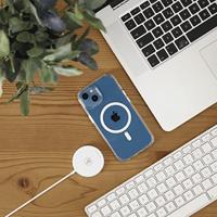 Hama Cover MagCase Safety Voor Apple IPhone 14 Plus Transparant - thumbnail