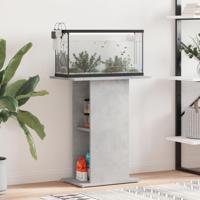VidaXL Aquariumstandaard betongrijs 60,5x36x72,5 cm bewerkt hout - thumbnail