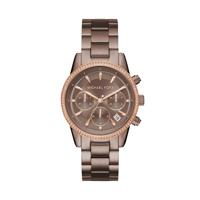 Horlogeband Michael Kors MK6529 Staal Bruin 18mm - thumbnail