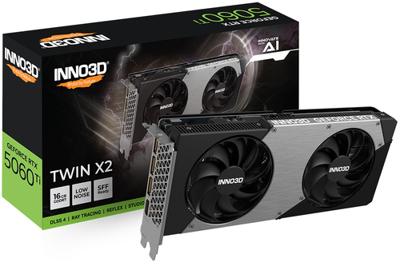 INNO3D GeForce RTX 5060 Ti TWIN X2 16GB INNO3D GeForce RTX 5060 Ti TWIN X2 16GB