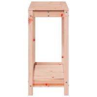 VidaXL Oppottafel met schap 108x35x75 cm massief douglashout - thumbnail