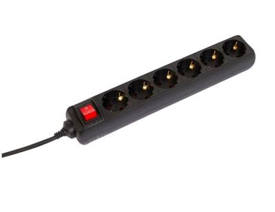 VB Extend Stekkerdoos - 6 stopcontacten - zwart VB Extend Stekkerdoos - 6 stopcontacten - zwart