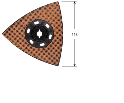 Rotec MOF 116K10 | Starlock-Max Schuurplateau | HM-Riff | Ø116 - 519.4235