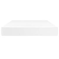 Pocketveringmatras 120x200x20 cm kunstleer wit - thumbnail