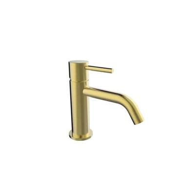 Wastafelkraan Boss & Wessing Opbouw Mengkraan Lange Uitloop Geborsteld Messing Goud Boss & Wessing Wastafelkraan Boss & Wessing Opbouw Mengkraan Lange Uitloop Geborsteld Messing Goud Boss & Wessing