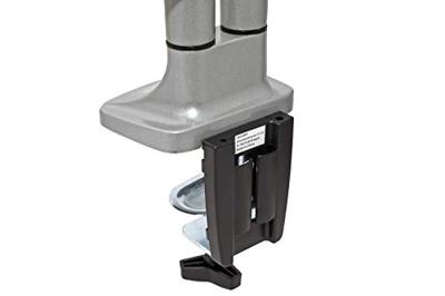 VALUE LCD dubbele arm, tafelmontage, gasveer, 6 draaipunten