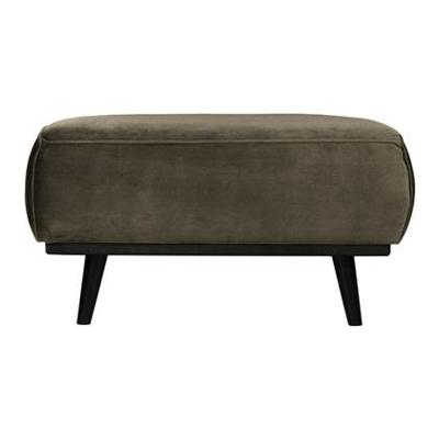 WOOOD Hocker 'Statement' Velvet, kleur Warm Groen