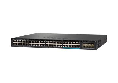 Cisco Catalyst 3650-8X24UQ-S netwerkschakelaar met 24 poorten Gigabit Ethernet 4 x 10G uplink basis-IP-functies, levenslange beperkte garantie met geavanceerde formule (WS-C3650-8X24UQ-S)