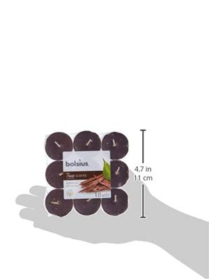 Bolsius Geurtheelicht 4 uur Oud Wood - 18 stuks - thumbnail